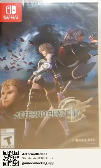 AeternoBlade II Nintendo Switch, NTSC box front