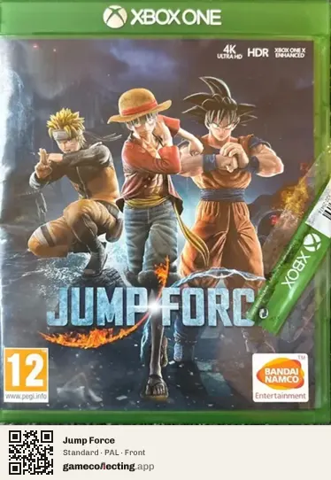 Jump Force Xbox One, PAL box front