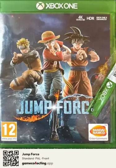Jump Force Xbox One, PAL box front