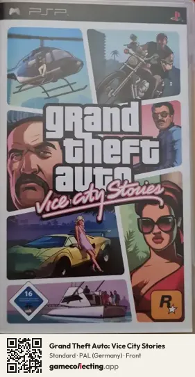 Grand Theft Auto: Vice City Stories PlayStation Portable, Germany box front