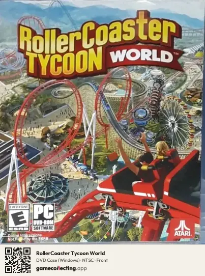 RollerCoaster Tycoon World Computer, NTSC box front