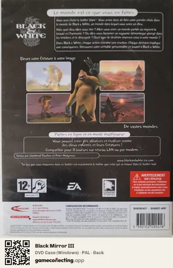 Black Mirror III Computer, PAL box back