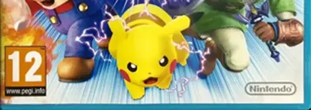 Super Smash Bros. for Wii U, the PEGI square on its front