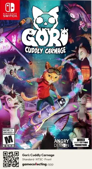 Gori: Cuddly Carnage Nintendo Switch, NTSC box front