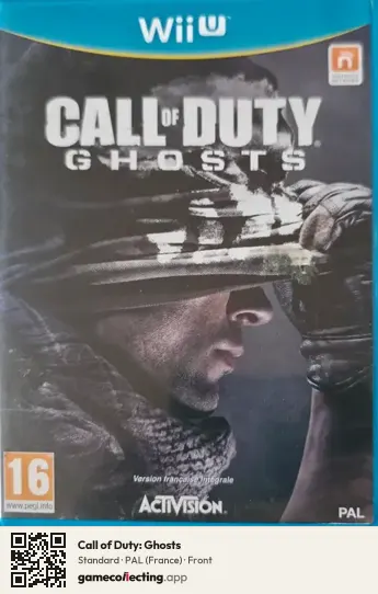 Call of Duty: Ghosts Nintendo Wii U, France box front