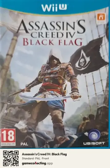 Assassin's Creed IV: Black Flag Nintendo Wii U, PAL box front
