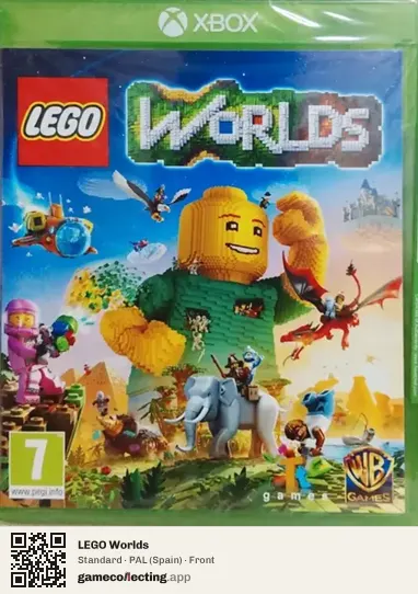 LEGO Worlds Xbox One, Spain box front