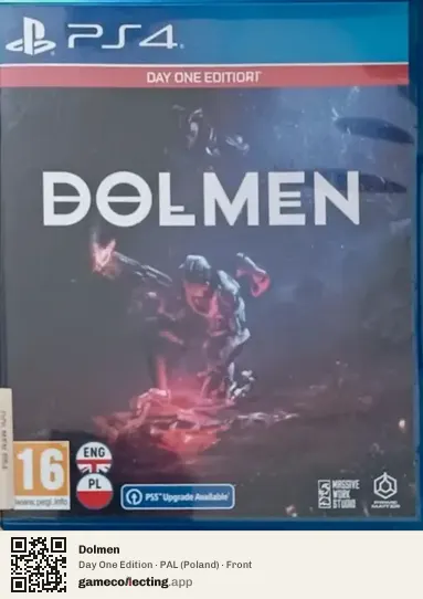 Dolmen PlayStation 4, Poland box front