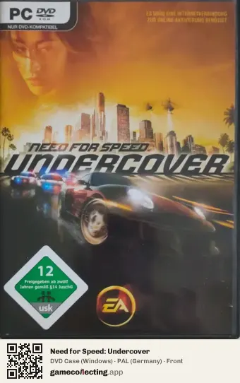 Need for Speed: Undercover Computer, Germany box front