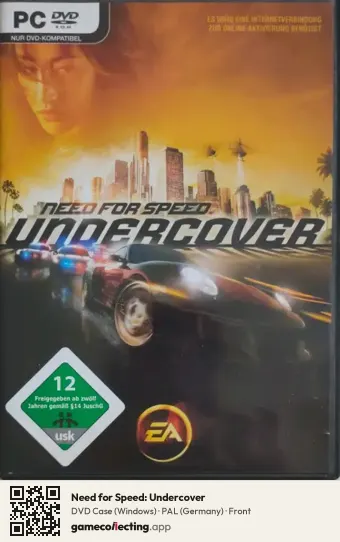 Need for Speed: Undercover Computer, Germany box front