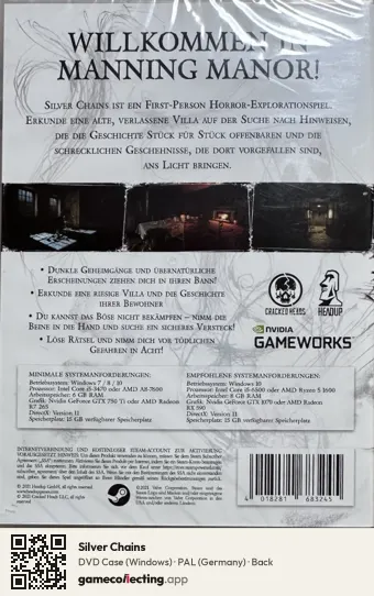 Silver Chains Computer, Germany box back