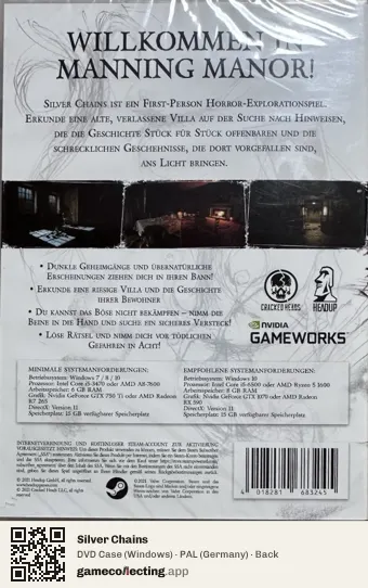 Silver Chains Computer, Germany box back