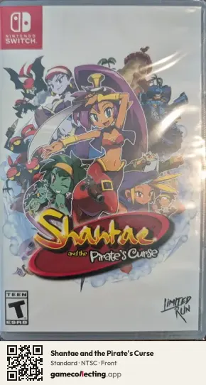 Shantae and the Pirate's Curse Nintendo Switch, NTSC box front