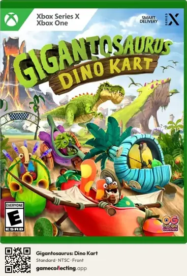 Gigantosaurus: Dino Kart Xbox Series X, NTSC box front