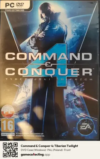 Command & Conquer 4: Tiberian Twilight Computer, Poland box front
