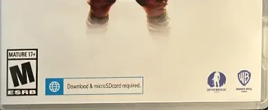 Mortal Kombat 1, the ESRB box on its front