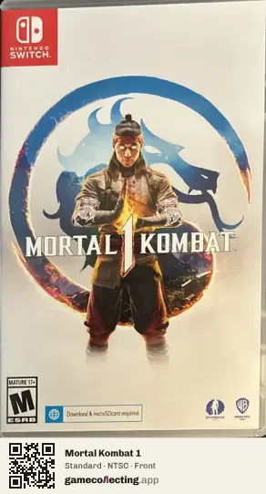 Mortal Kombat 1 Nintendo Switch, NTSC box front
