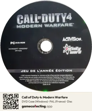 Call of Duty 4: Modern Warfare Computer, PAL disc
