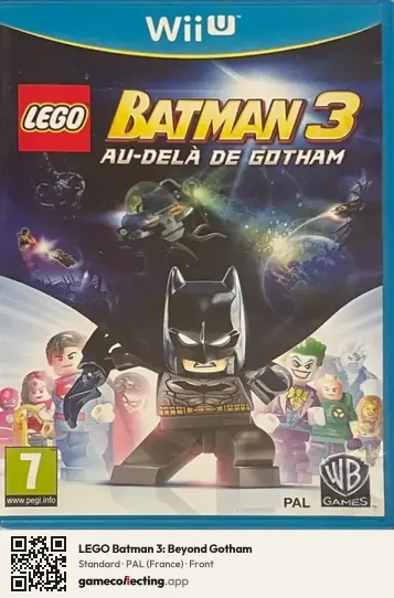 LEGO Batman 3: Beyond Gotham Nintendo Wii U, France box front
