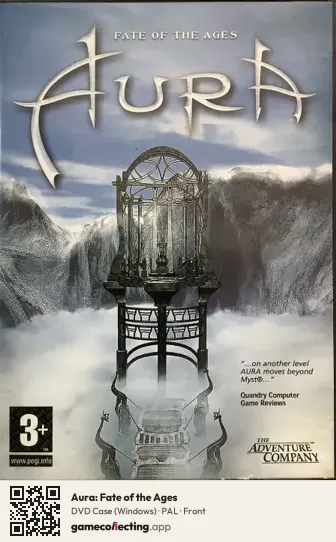 Aura: Fate of the Ages Computer, PAL box front
