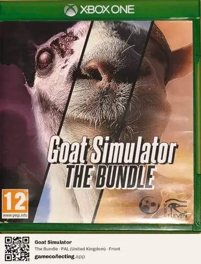 Goat Simulator Xbox One, United Kingdom box front