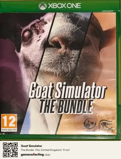 Goat Simulator Xbox One, United Kingdom box front
