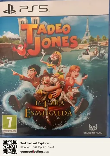 Tad the Lost Explorer PlayStation 5, Spain box front