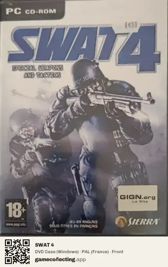 SWAT 4 Computer, France box front