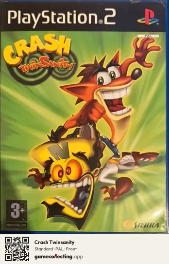 Crash Twinsanity PlayStation 2, PAL box front