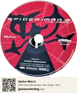 Spider-Man 2 Computer, PAL disc