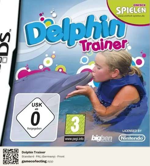 Dolphin Trainer Nintendo DS, Germany box front