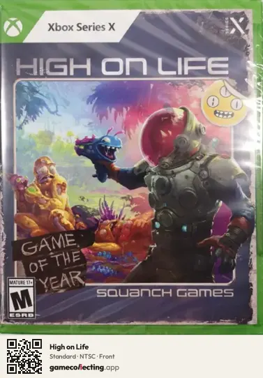 High on Life Xbox Series X, NTSC box front