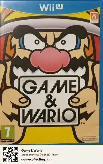 Game & Wario Nintendo Wii U, France box front