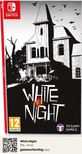 White Night Nintendo Switch, PAL box front