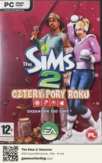The Sims 2: Seasons Computer, PAL box front
