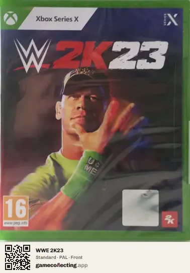 WWE 2K23 Xbox Series X, PAL box front