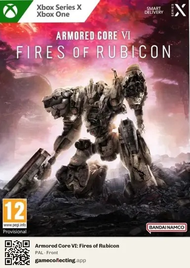 Armored Core VI: Fires of Rubicon Xbox Series X, PAL box front