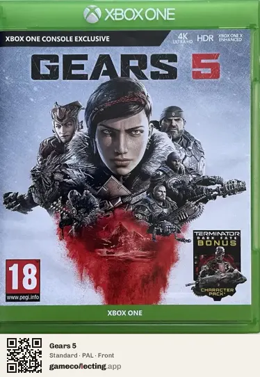 Gears 5 Xbox One, PAL box front