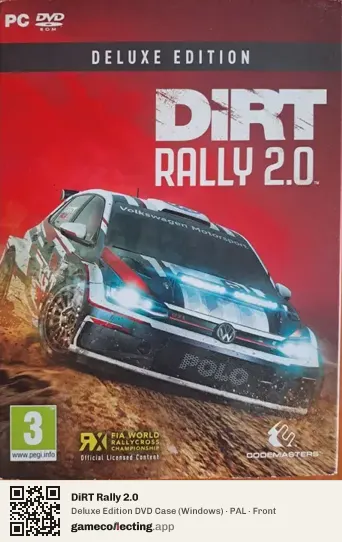 DiRT Rally 2.0 Computer, PAL box front