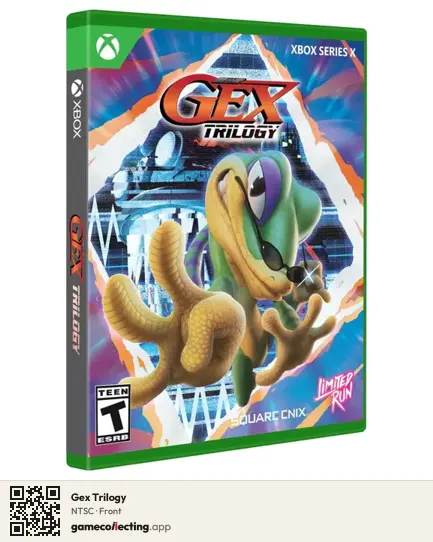 Gex Trilogy Xbox Series X, NTSC box front