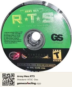Army Men: RTS Nintendo GameCube, NTSC disc