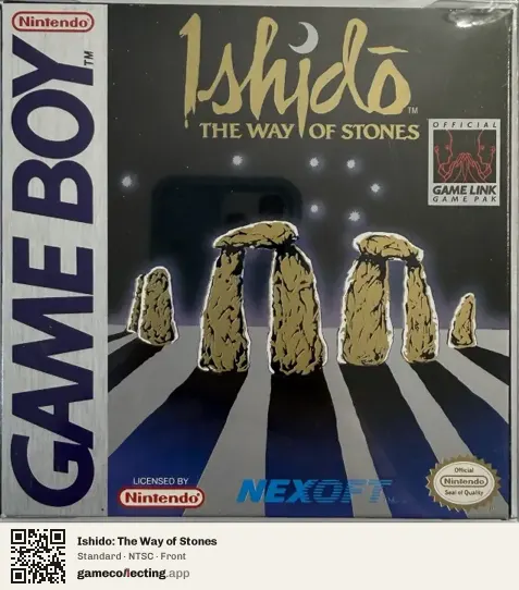 Ishido: The Way of Stones Game Boy, NTSC box front