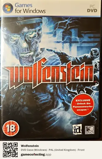 Wolfenstein Computer, United Kingdom box front