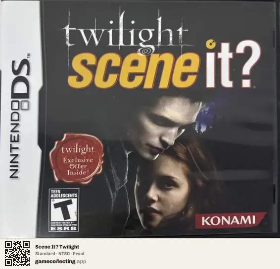 Scene It? Twilight Nintendo DS, NTSC box front
