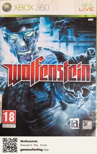 Wolfenstein Xbox 360, PAL box front