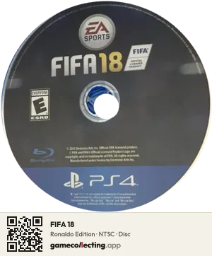 FIFA 18 PlayStation 4, NTSC disc