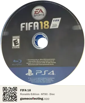 FIFA 18 PlayStation 4, NTSC disc