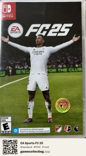 EA Sports FC 25 Nintendo Switch, NTSC box front