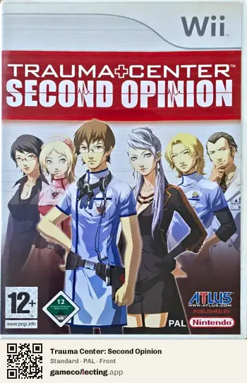 Trauma Center: Second Opinion Nintendo Wii, PAL box front