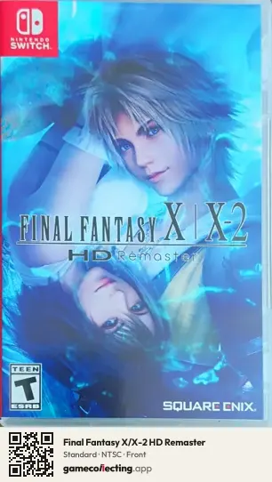 Final Fantasy X/X-2 HD Remaster Nintendo Switch, NTSC box front